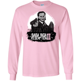 T-Shirts Light Pink / S Baba Yaga Redeption Men's Long Sleeve T-Shirt