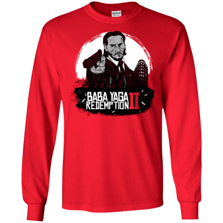 T-Shirts Red / S Baba Yaga Redeption Men's Long Sleeve T-Shirt