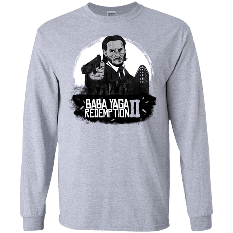 T-Shirts Sport Grey / S Baba Yaga Redeption Men's Long Sleeve T-Shirt