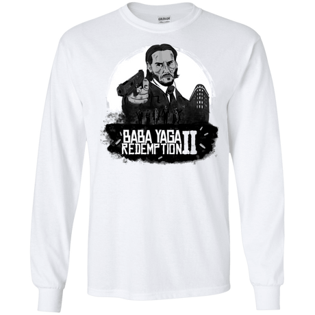 T-Shirts White / S Baba Yaga Redeption Men's Long Sleeve T-Shirt