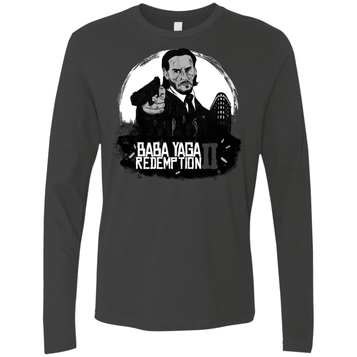 T-Shirts Heavy Metal / S Baba Yaga Redeption Men's Premium Long Sleeve