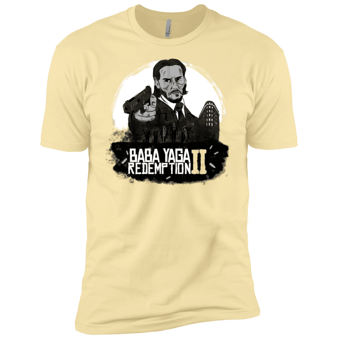 T-Shirts Banana Cream / X-Small Baba Yaga Redeption Men's Premium T-Shirt