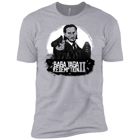 T-Shirts Heather Grey / X-Small Baba Yaga Redeption Men's Premium T-Shirt