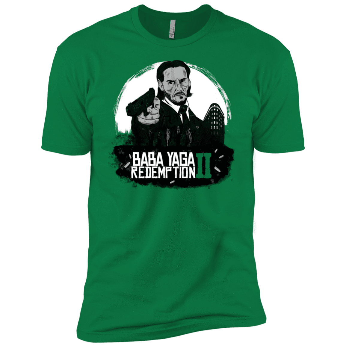 T-Shirts Kelly Green / X-Small Baba Yaga Redeption Men's Premium T-Shirt