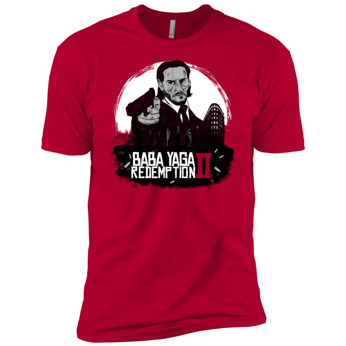 T-Shirts Red / X-Small Baba Yaga Redeption Men's Premium T-Shirt