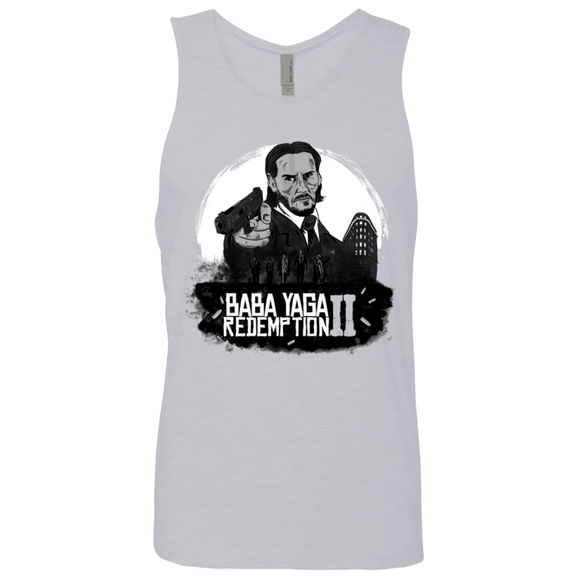 T-Shirts Heather Grey / S Baba Yaga Redeption Men's Premium Tank Top