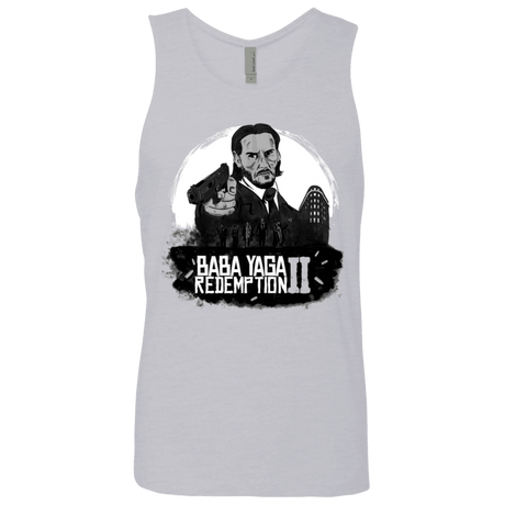 T-Shirts Heather Grey / S Baba Yaga Redeption Men's Premium Tank Top