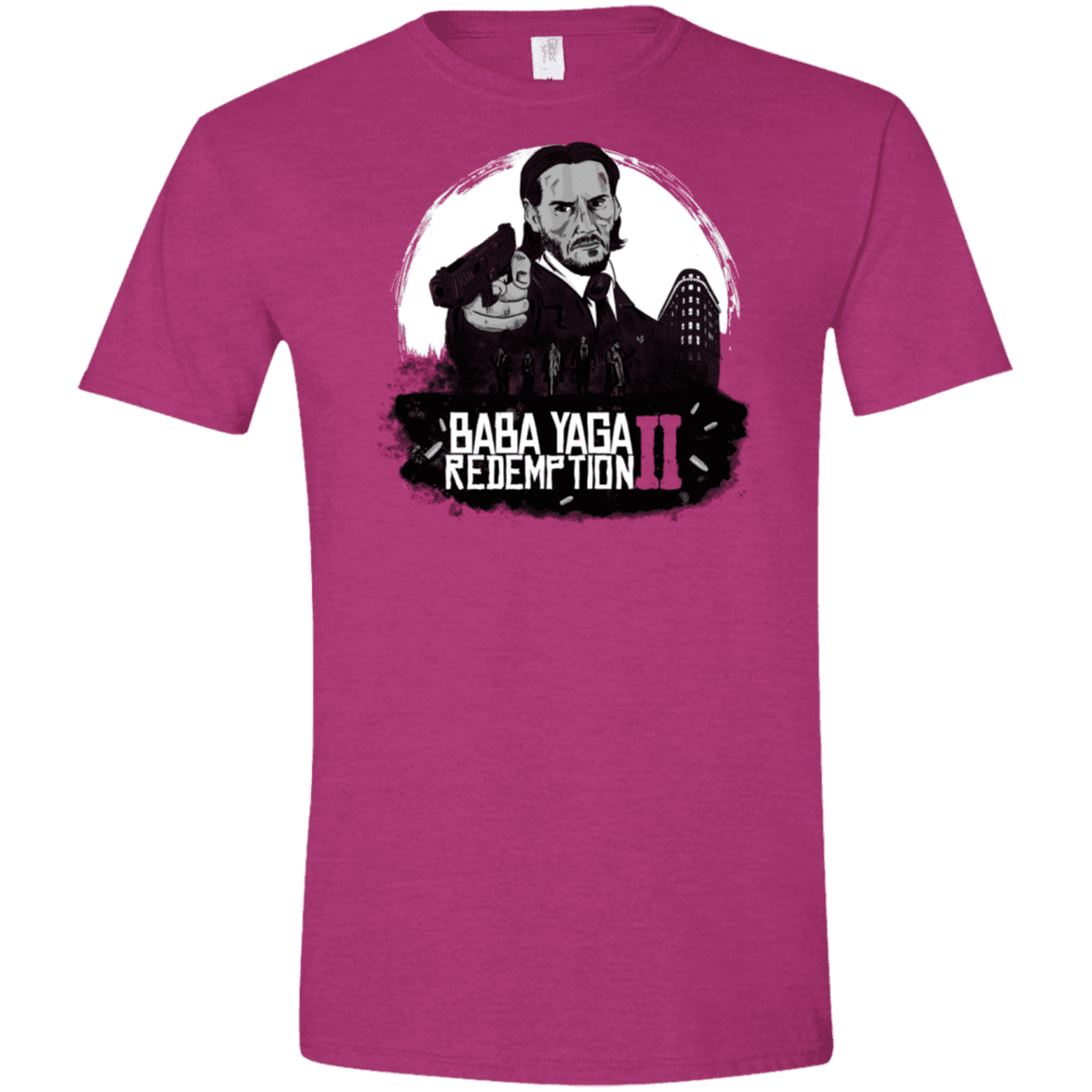 T-Shirts Antique Heliconia / S Baba Yaga Redeption Men's Semi-Fitted Softstyle