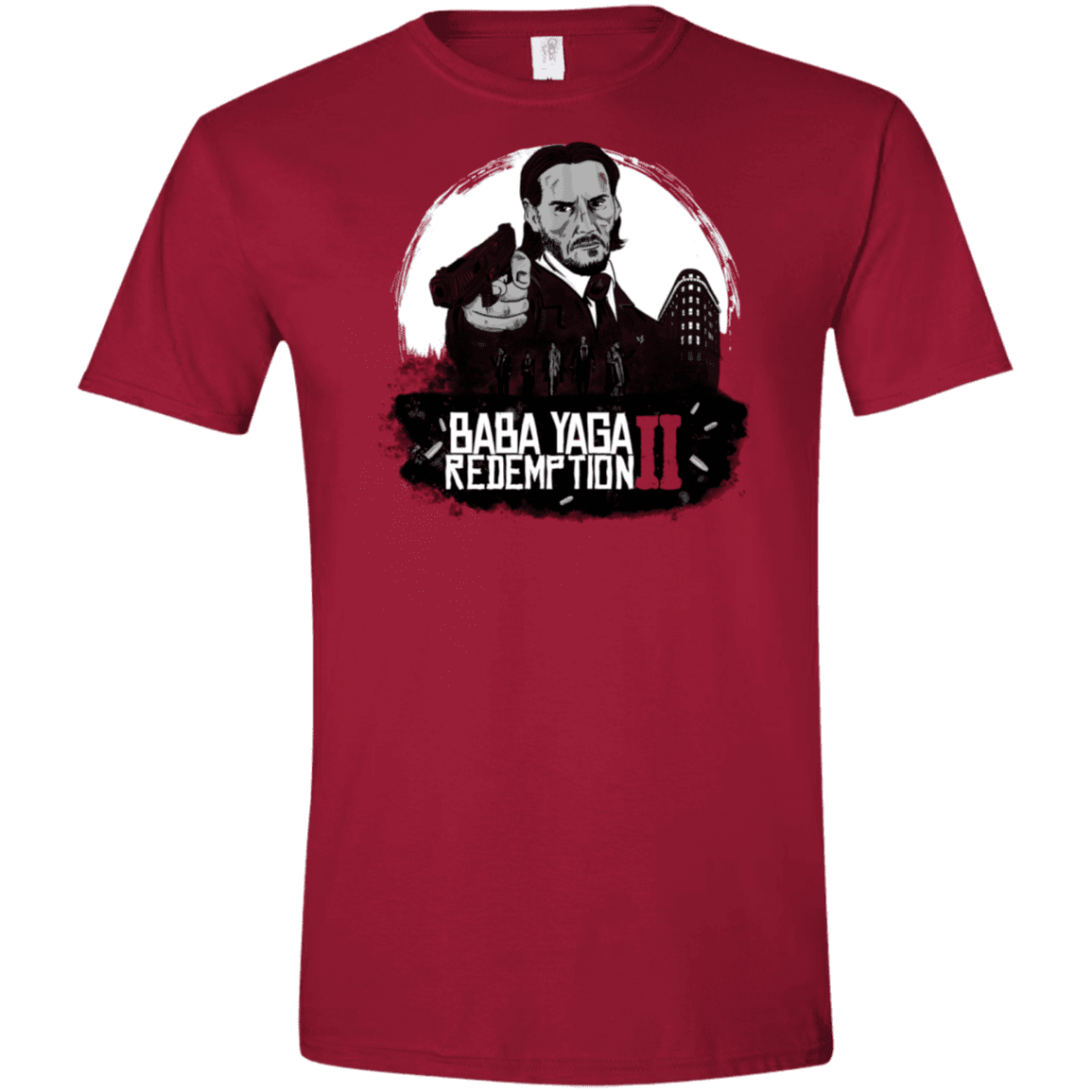 T-Shirts Cardinal Red / S Baba Yaga Redeption Men's Semi-Fitted Softstyle