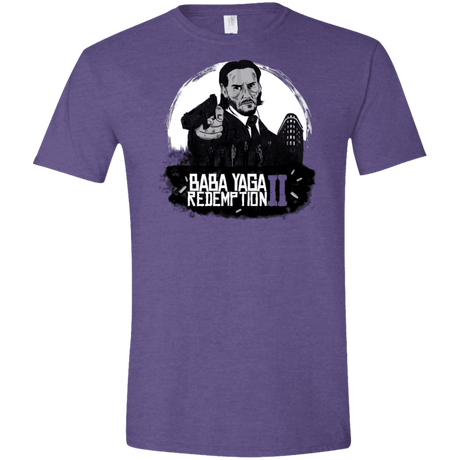 T-Shirts Heather Purple / S Baba Yaga Redeption Men's Semi-Fitted Softstyle