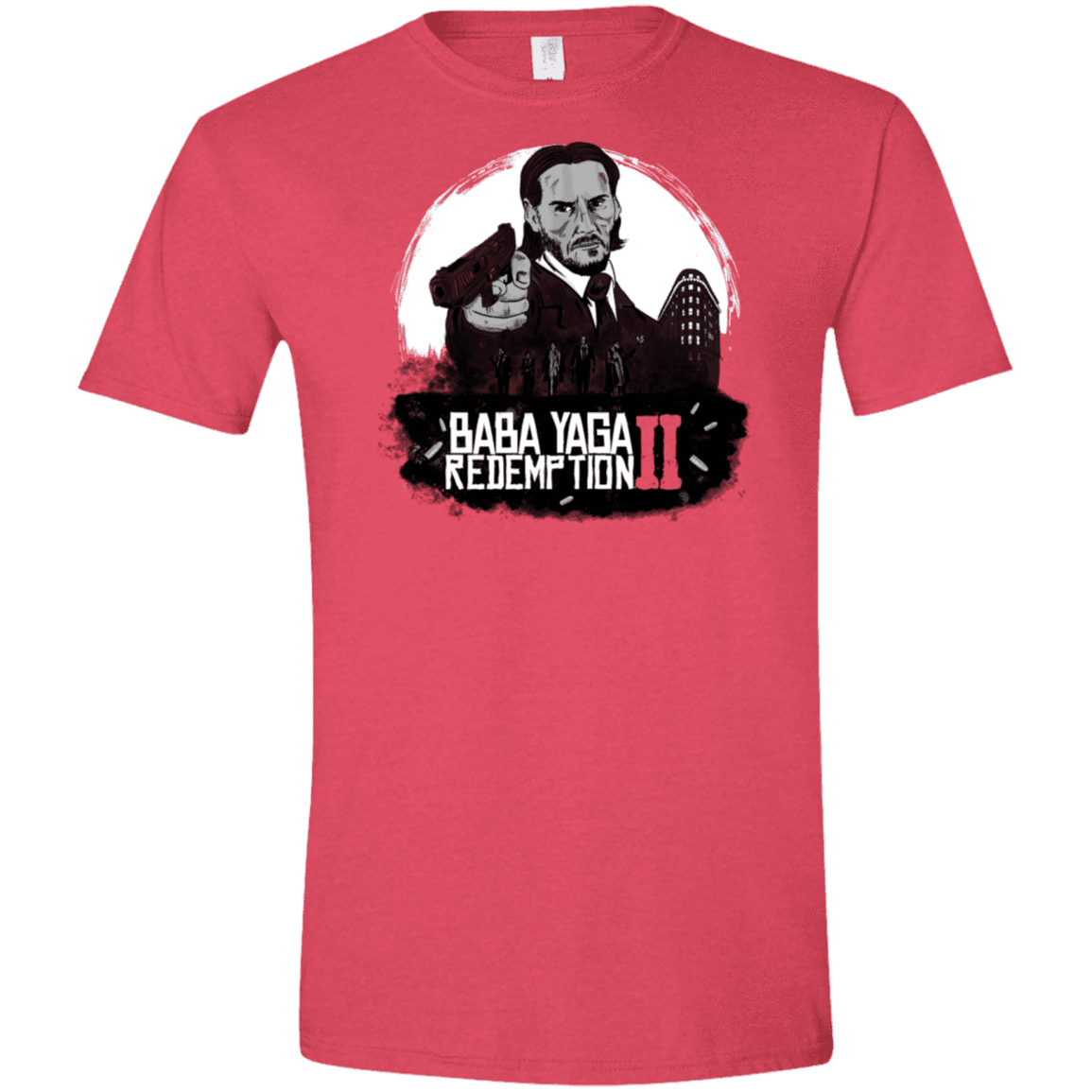 T-Shirts Heather Red / S Baba Yaga Redeption Men's Semi-Fitted Softstyle