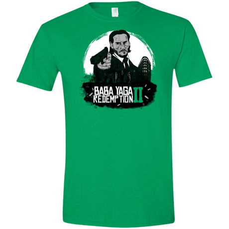 T-Shirts Irish Green / S Baba Yaga Redeption Men's Semi-Fitted Softstyle