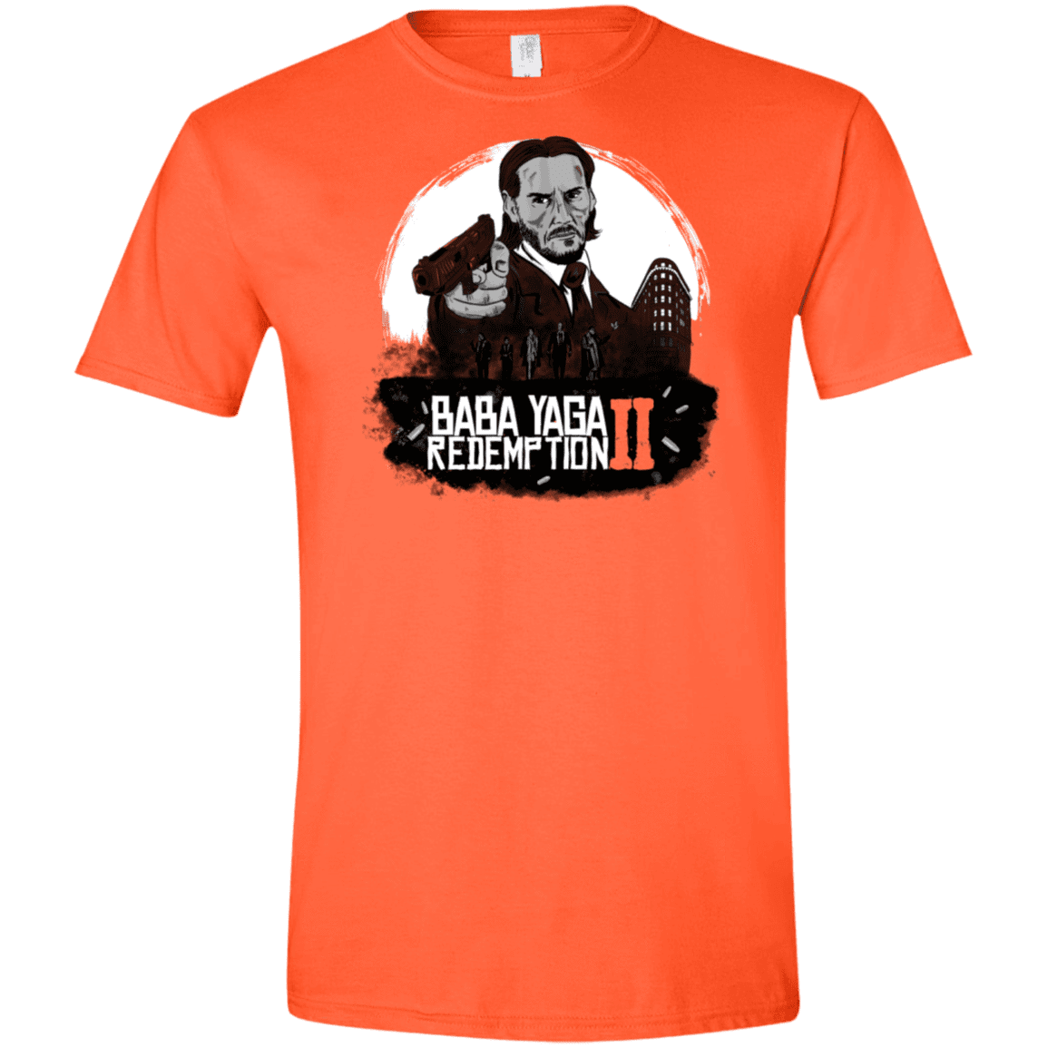 T-Shirts Orange / S Baba Yaga Redeption Men's Semi-Fitted Softstyle