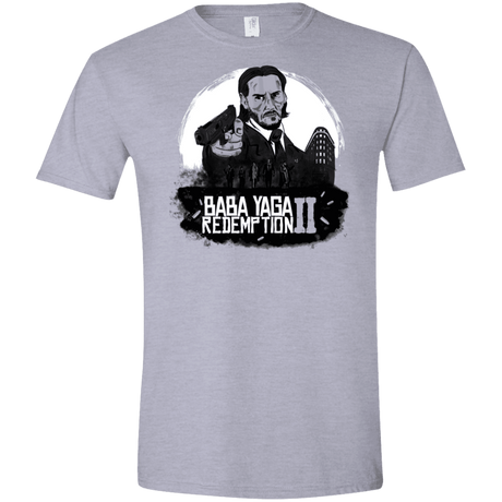 T-Shirts Sport Grey / X-Small Baba Yaga Redeption Men's Semi-Fitted Softstyle
