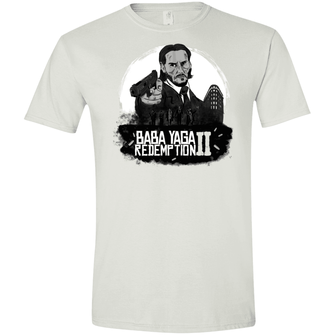 T-Shirts White / X-Small Baba Yaga Redeption Men's Semi-Fitted Softstyle