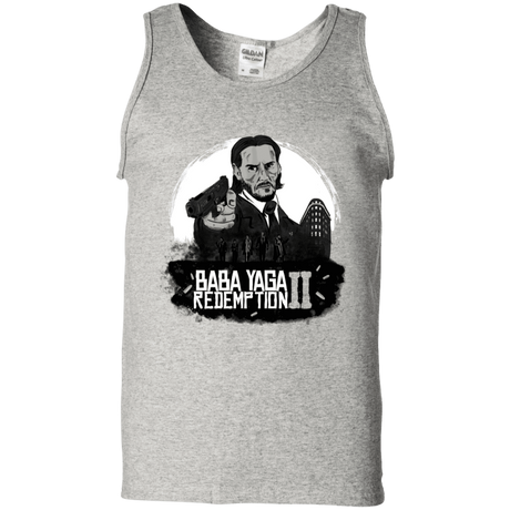 T-Shirts Ash / S Baba Yaga Redeption Men's Tank Top