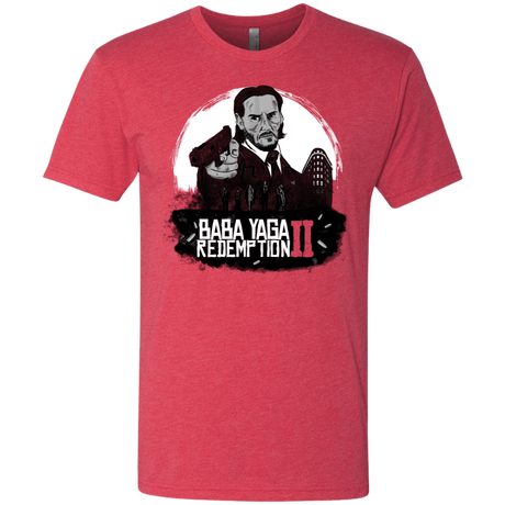 T-Shirts Vintage Red / S Baba Yaga Redeption Men's Triblend T-Shirt