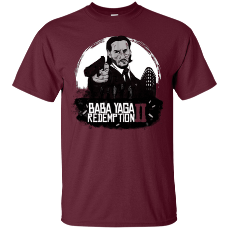 T-Shirts Maroon / S Baba Yaga Redeption T-Shirt