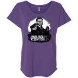 T-Shirts Purple Rush / X-Small Baba Yaga Redeption Triblend Dolman Sleeve