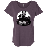 T-Shirts Vintage Purple / X-Small Baba Yaga Redeption Triblend Dolman Sleeve