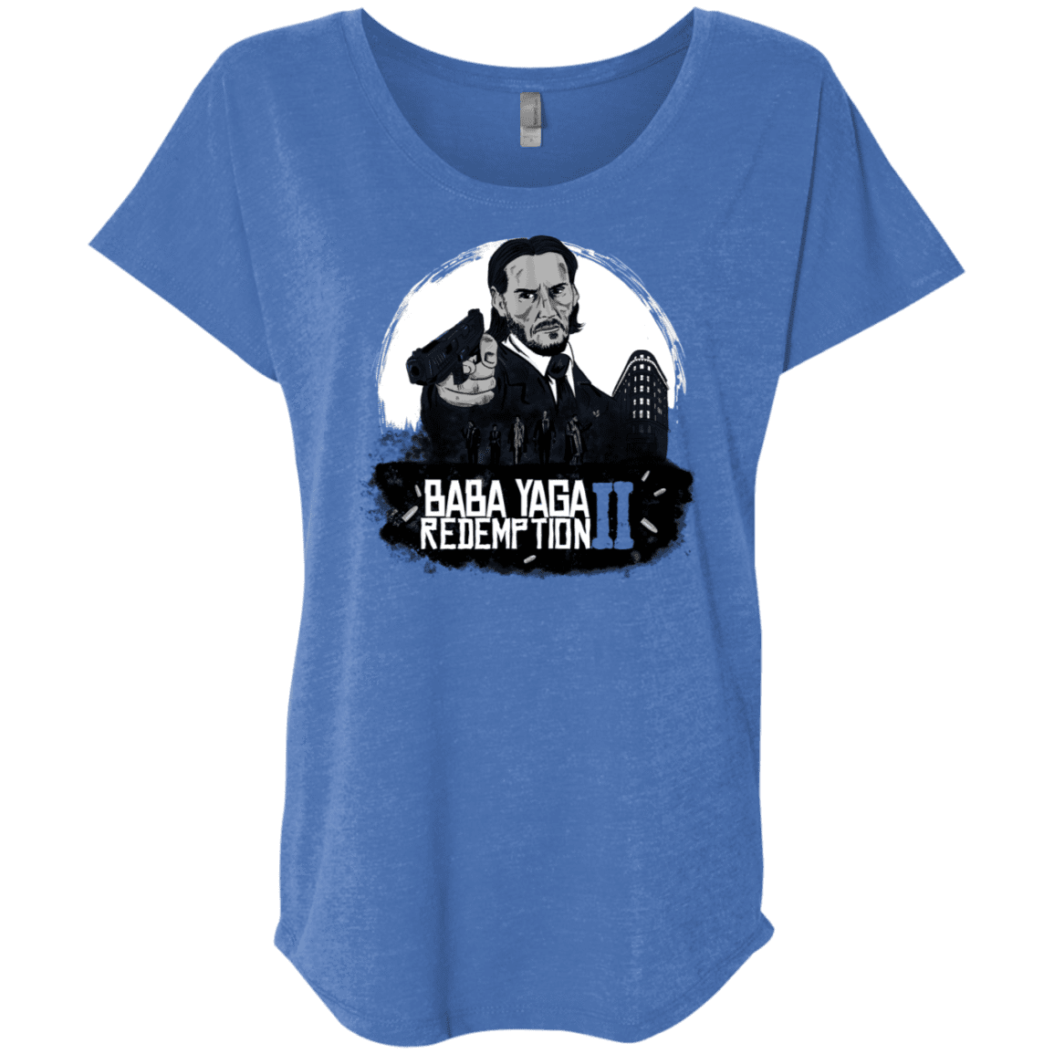 T-Shirts Vintage Royal / X-Small Baba Yaga Redeption Triblend Dolman Sleeve