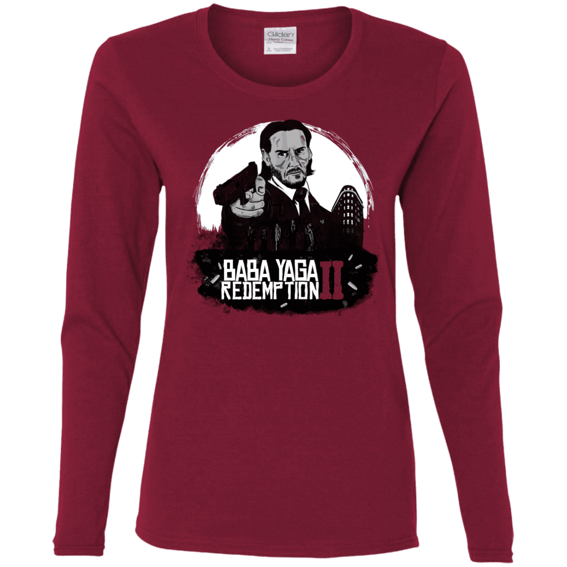 T-Shirts Cardinal / S Baba Yaga Redeption Women's Long Sleeve T-Shirt