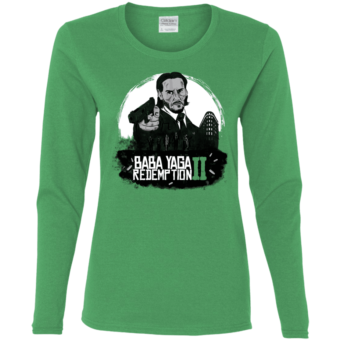 T-Shirts Irish Green / S Baba Yaga Redeption Women's Long Sleeve T-Shirt