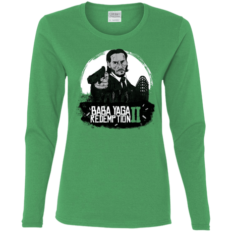 T-Shirts Irish Green / S Baba Yaga Redeption Women's Long Sleeve T-Shirt