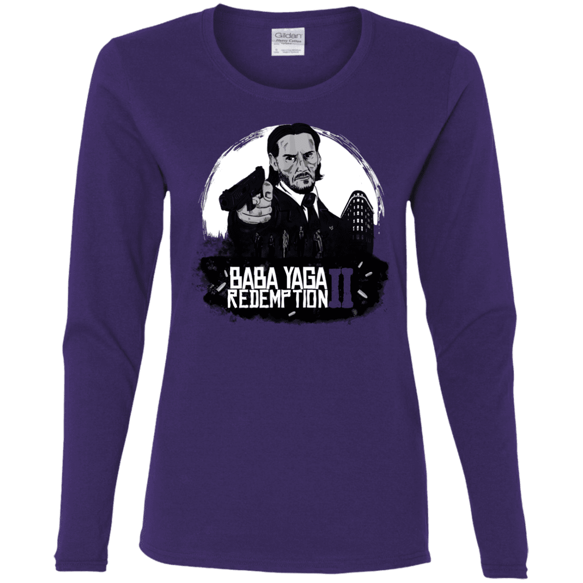 T-Shirts Purple / S Baba Yaga Redeption Women's Long Sleeve T-Shirt