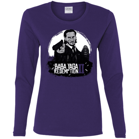 T-Shirts Purple / S Baba Yaga Redeption Women's Long Sleeve T-Shirt