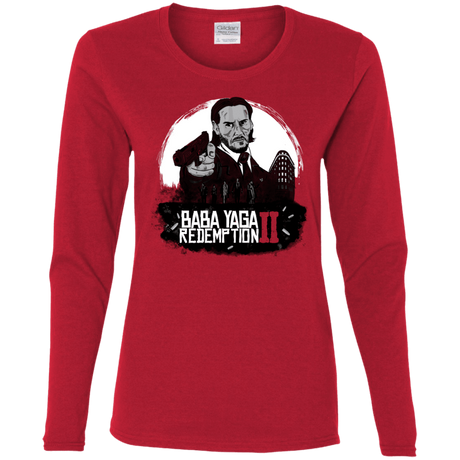 T-Shirts Red / S Baba Yaga Redeption Women's Long Sleeve T-Shirt