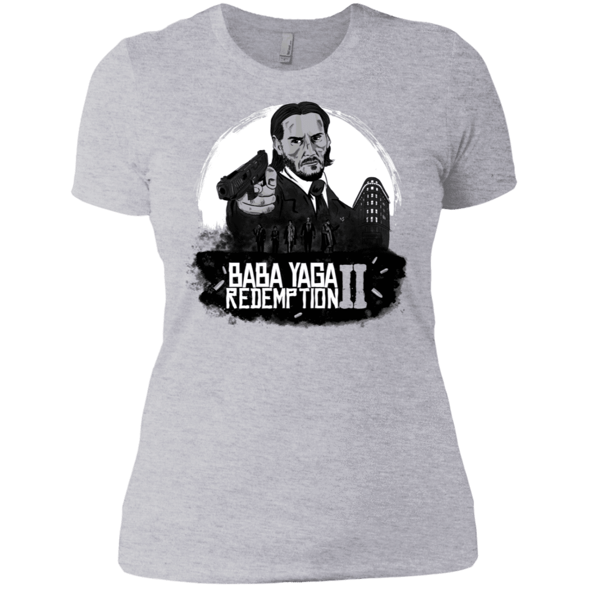 T-Shirts Heather Grey / X-Small Baba Yaga Redeption Women's Premium T-Shirt