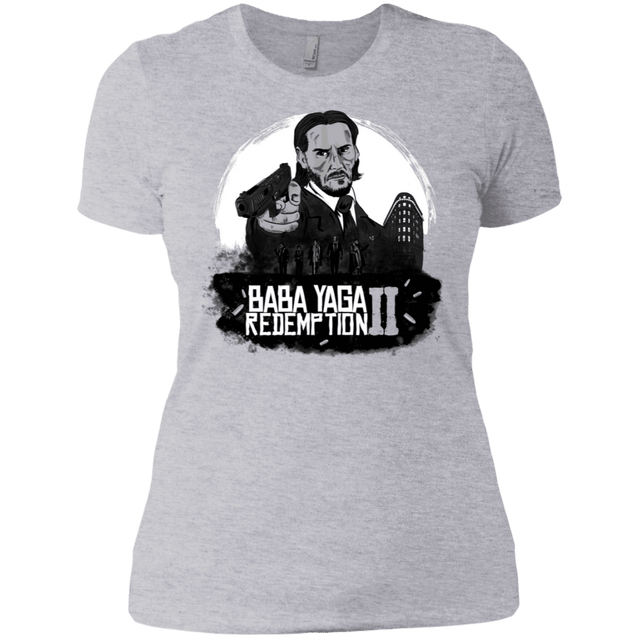 T-Shirts Heather Grey / X-Small Baba Yaga Redeption Women's Premium T-Shirt