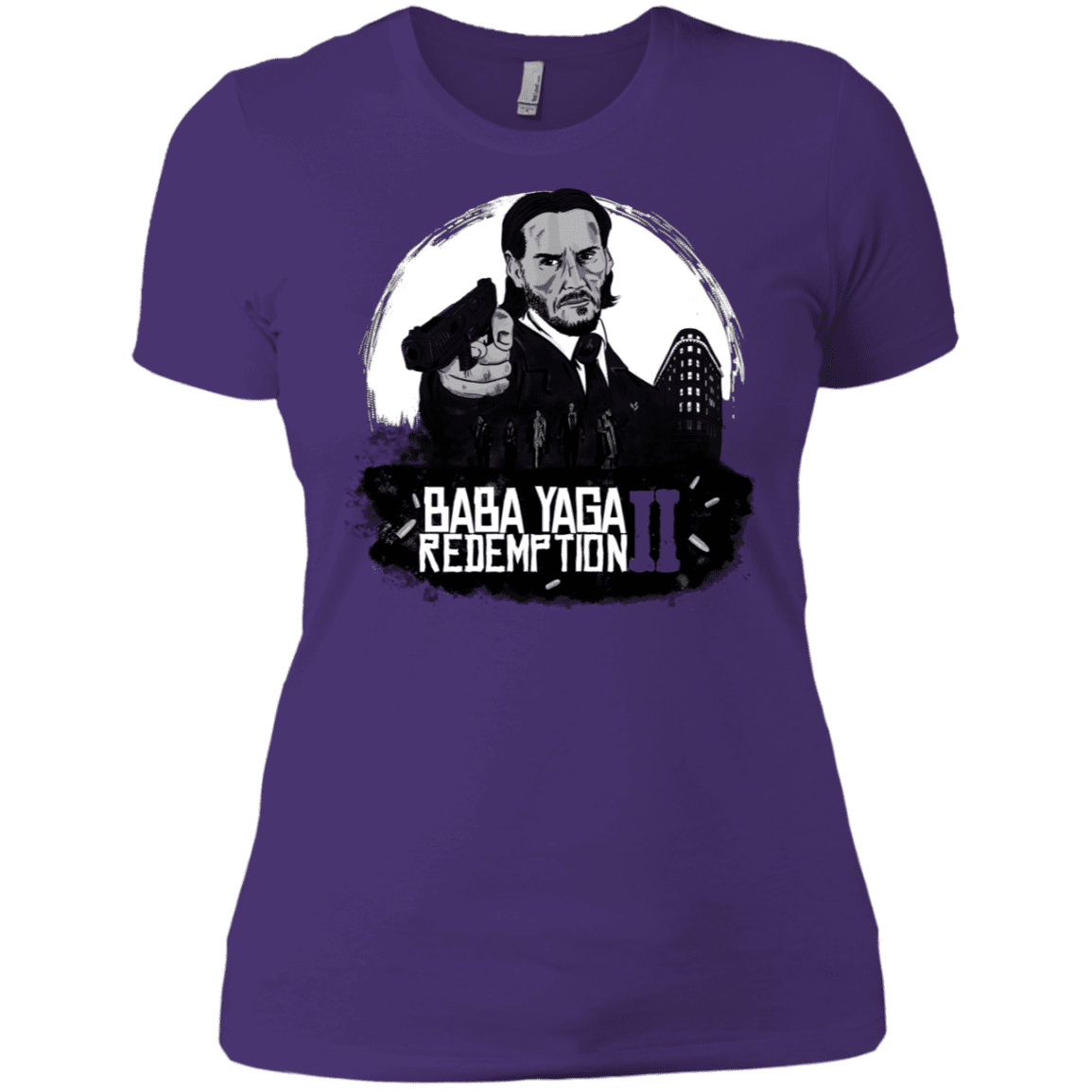 T-Shirts Purple Rush/ / X-Small Baba Yaga Redeption Women's Premium T-Shirt