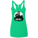 T-Shirts Envy / X-Small Baba Yaga Redeption Women's Triblend Racerback Tank