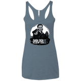 T-Shirts Indigo / X-Small Baba Yaga Redeption Women's Triblend Racerback Tank