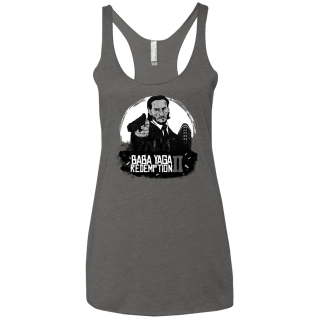 T-Shirts Premium Heather / X-Small Baba Yaga Redeption Women's Triblend Racerback Tank