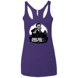 T-Shirts Purple Rush / X-Small Baba Yaga Redeption Women's Triblend Racerback Tank
