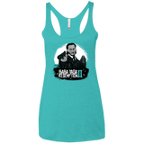 T-Shirts Tahiti Blue / X-Small Baba Yaga Redeption Women's Triblend Racerback Tank