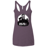 T-Shirts Vintage Purple / X-Small Baba Yaga Redeption Women's Triblend Racerback Tank