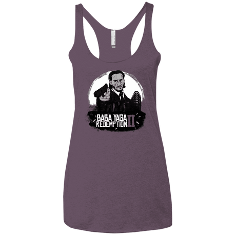T-Shirts Vintage Purple / X-Small Baba Yaga Redeption Women's Triblend Racerback Tank