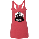 T-Shirts Vintage Red / X-Small Baba Yaga Redeption Women's Triblend Racerback Tank
