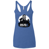 T-Shirts Vintage Royal / X-Small Baba Yaga Redeption Women's Triblend Racerback Tank