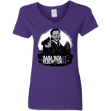 T-Shirts Purple / S Baba Yaga Redeption Women's V-Neck T-Shirt