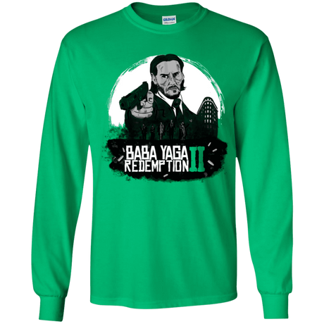T-Shirts Irish Green / YS Baba Yaga Redeption Youth Long Sleeve T-Shirt