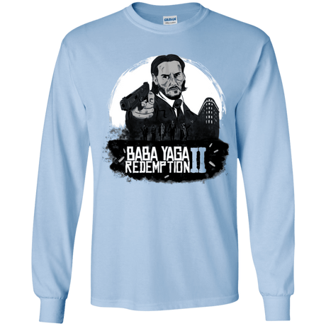 T-Shirts Light Blue / YS Baba Yaga Redeption Youth Long Sleeve T-Shirt