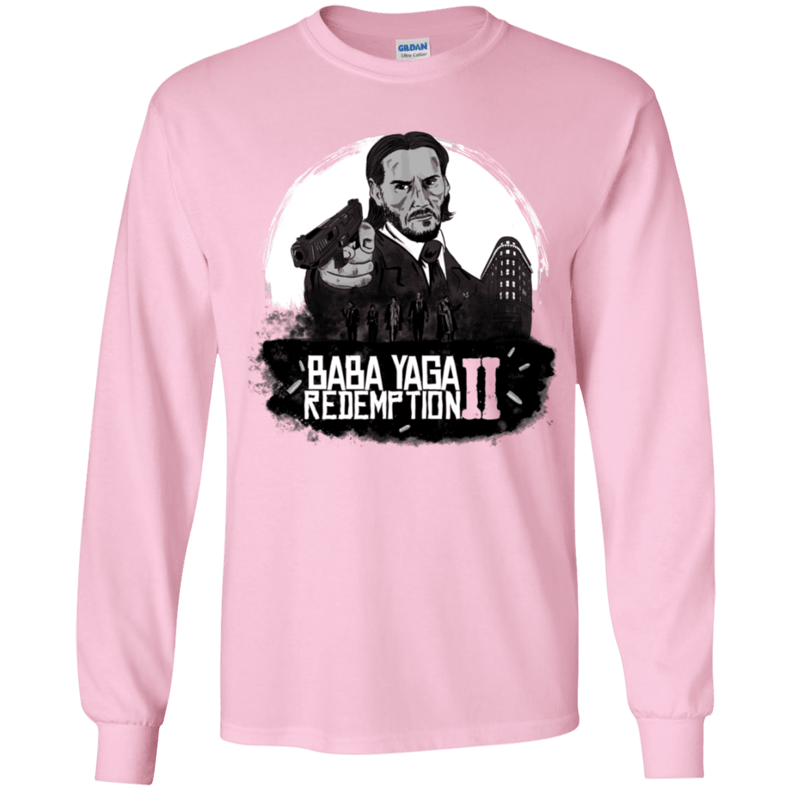 T-Shirts Light Pink / YS Baba Yaga Redeption Youth Long Sleeve T-Shirt