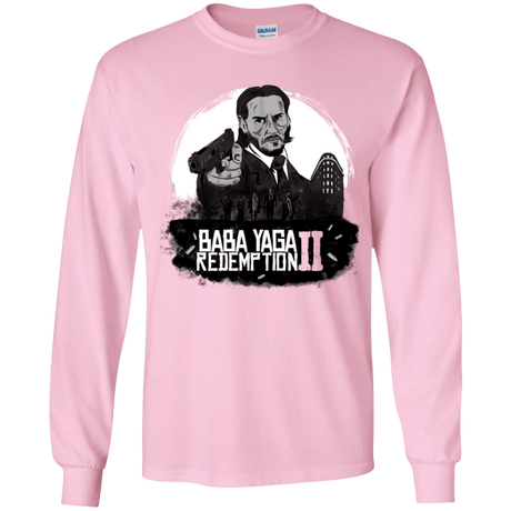 T-Shirts Light Pink / YS Baba Yaga Redeption Youth Long Sleeve T-Shirt