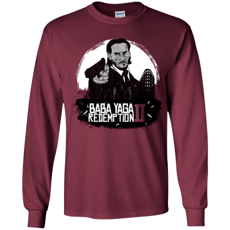 T-Shirts Maroon / YS Baba Yaga Redeption Youth Long Sleeve T-Shirt