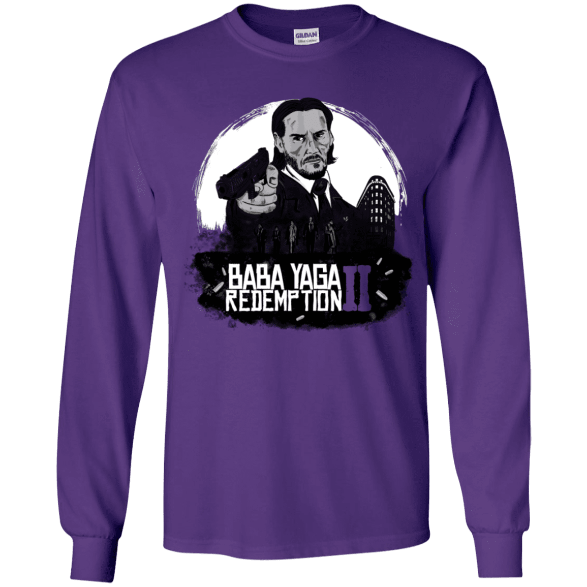 T-Shirts Purple / YS Baba Yaga Redeption Youth Long Sleeve T-Shirt